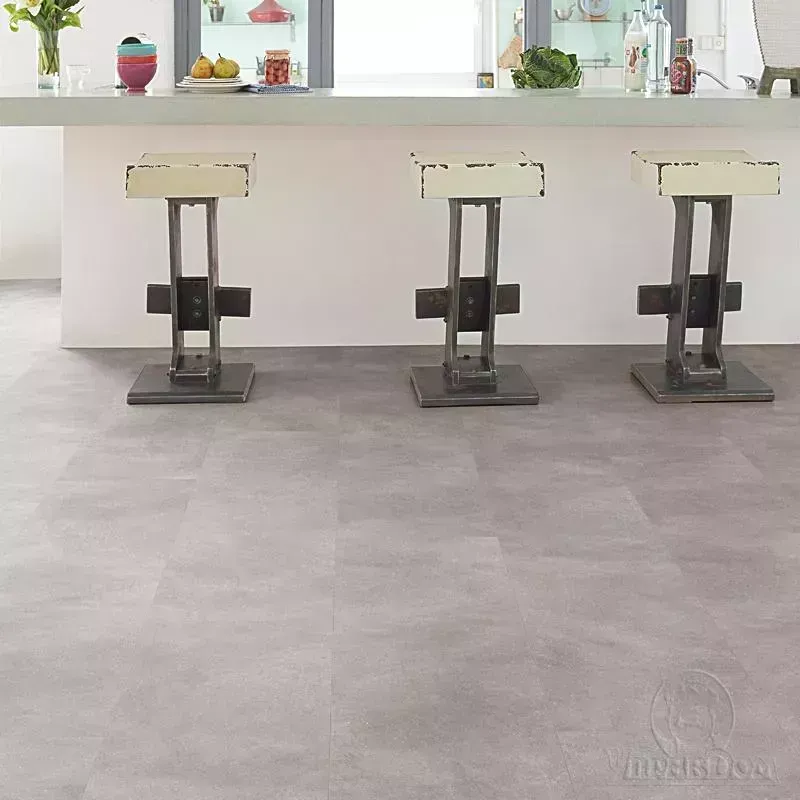 ПВХ плитка  Clix Floor Tiles CXTI 40196 Бетон серый шлифованный
