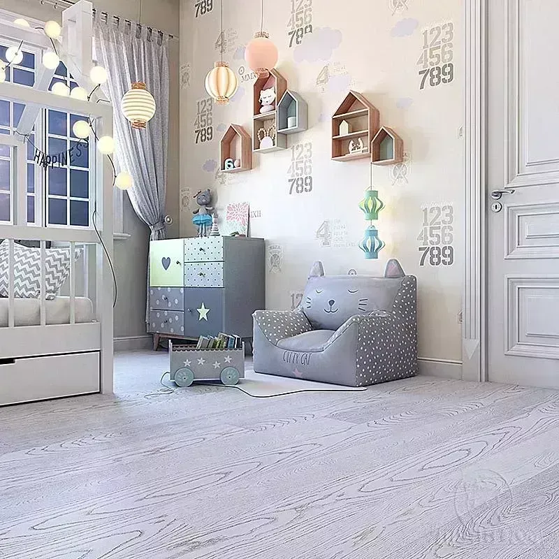 Паркет  Polarwood Дуб Элара снежно-белый матовый однополосный Oak FP 138 Elara White Matt Loc
