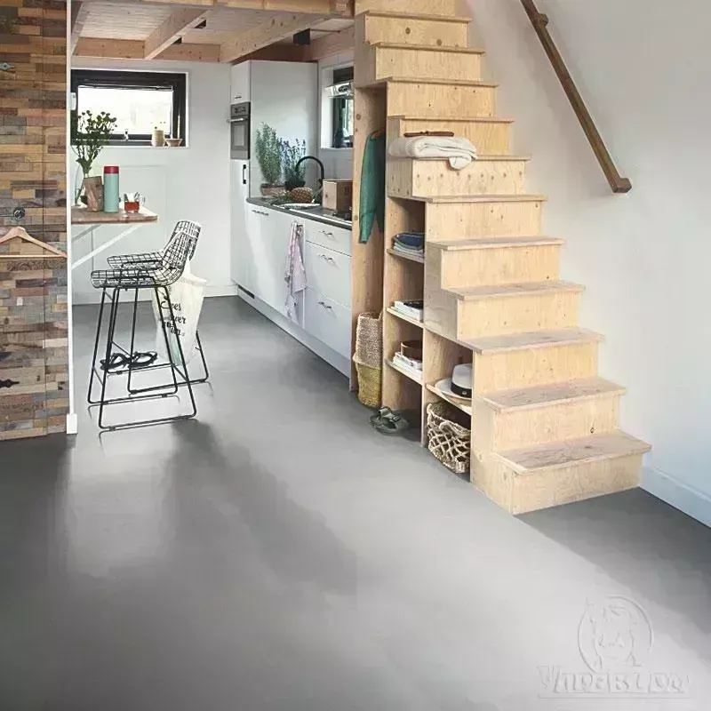 ПВХ плитка  Quick Step LIVYN Ambient Glue Plus AMGP 40139 Шлифованный бетон светло-серый