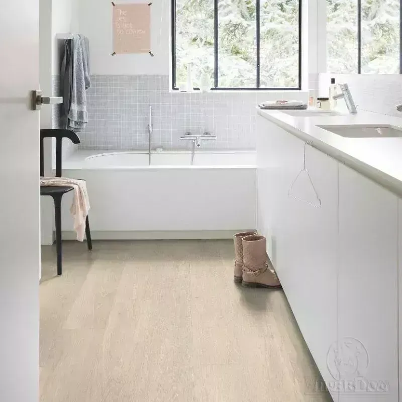 ПВХ плитка  Quick Step LIVYN Pulse Click PUCL 40080 Дуб морской бежевый