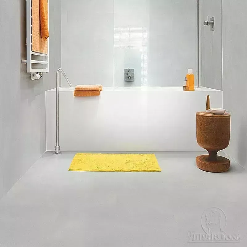 ПВХ плитка  QS LIVYN Ambient Rigid Click RAMCL 40139 Шлифованный бетон светло-серый