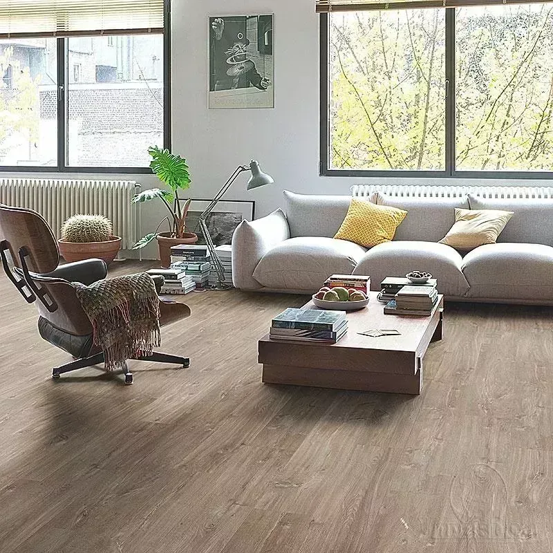 ПВХ плитка  QS LIVYN Balance Click BACL 40059 Дуб каньон темно-коричневый пилёный