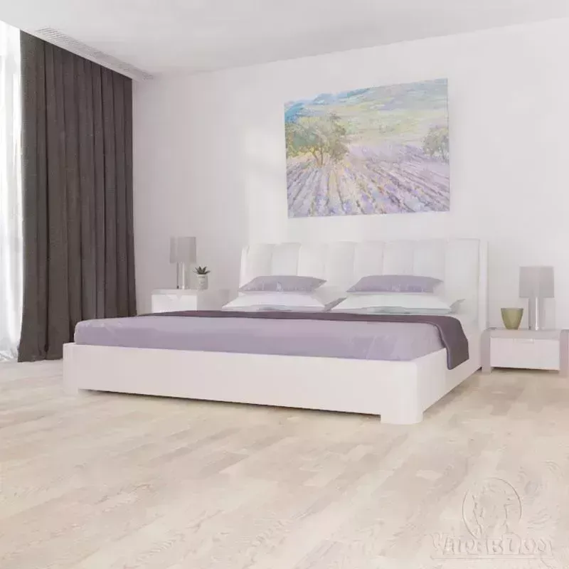 Паркет  Polarwood Ясень Плутон белое масло трехполосный Ash Pluton White Oiled Loc 3S