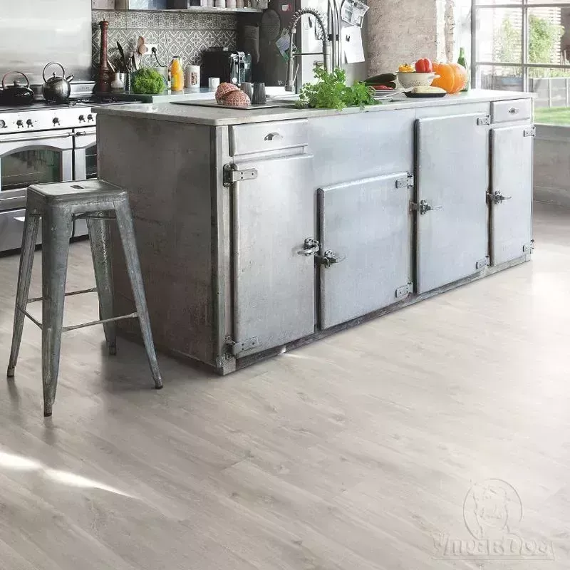 ПВХ плитка  Quick Step LIVYN Balance Rigid Click RBACL 40030 Дуб каньон серый пилёный