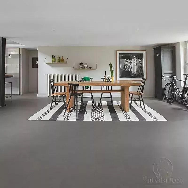 ПВХ плитка  Quick Step LIVYN Ambient Glue Plus AMGP 40140 Шлифованный бетон серый