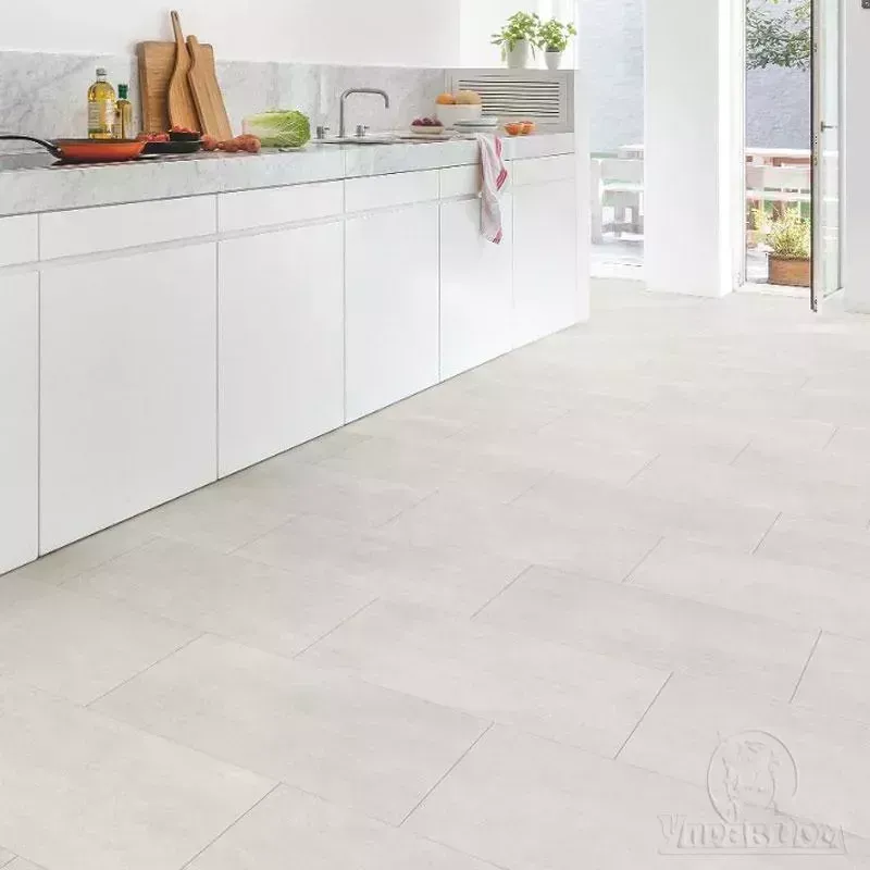 ПВХ плитка  Quick Step LIVYN Ambient Glue Plus AMGP 40049 Бетон светлый