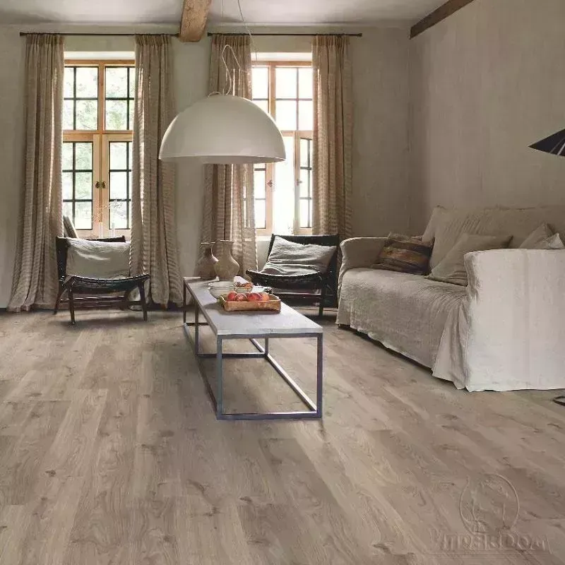 ПВХ плитка  Quick Step LIVYN Balance Glue Plus BAGP 40026 Дуб коттедж серо-коричневый