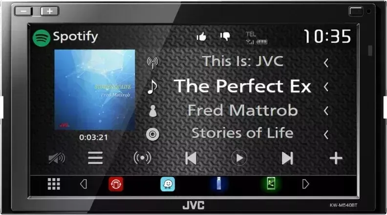 Автомагнитола JVC KW-M540BT
