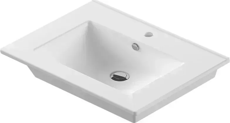 Раковина  Sanita-Luxe Quadro 75 F01 Белый (QDR75SLWB01)