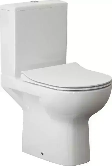 Унитаз CERSANIT STREET FUSION NEW CLEAN ON 11 3/5, с кр.дюропл. slim, lifting, easy-off, белый (S-KO-SFU011-3/5-COn-S-DL-w)