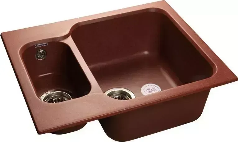 Мойка кухонная GranFest Standart GF-S615K красный марс (334)