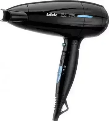 Фен BBK BHD3201i черный/голубой