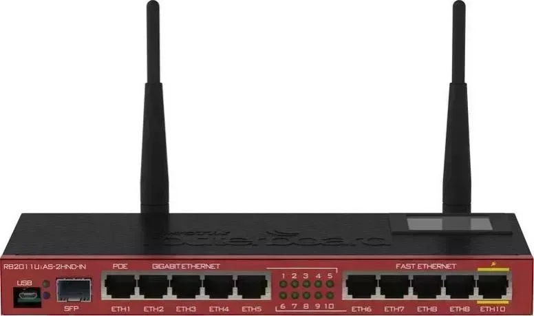 Роутер MIKROTIK MikroTik RB2011UiAS-2HnD-IN