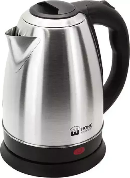 Чайник электрический HOME ELEMENT HE-KT177 черный/сталь