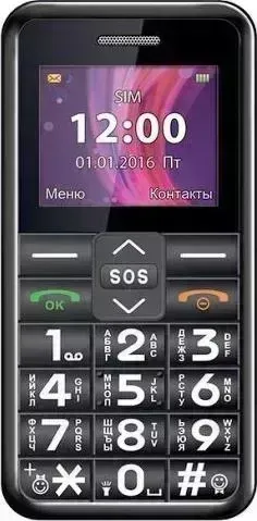 Телефон TeXet TM-101 черный