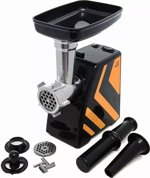Мясорубка KITFORT KT-2101-3 оранжевый/черный