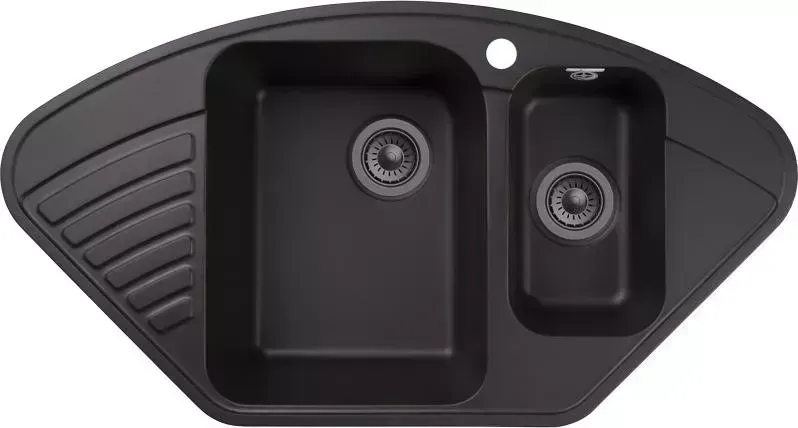 Мойка кухонная GranFest Quarz GF-Z14 черный (308)