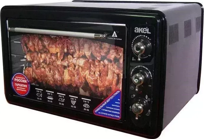 Мини-печь  AKEL AF-730 черный