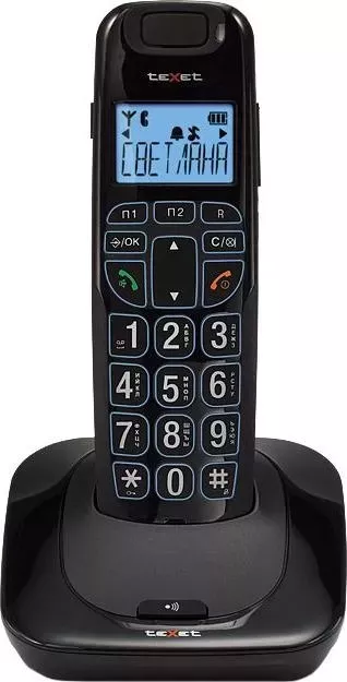 Радиотелефон TeXet TX-D7505A черный