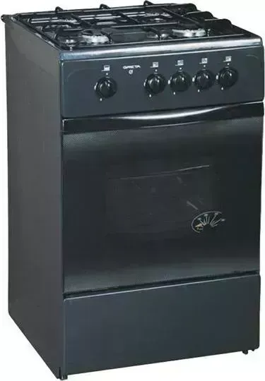 Плита газовая GRETA 1470-00-07 черная стекло с ЧР (GG 5072 CG 38(D))