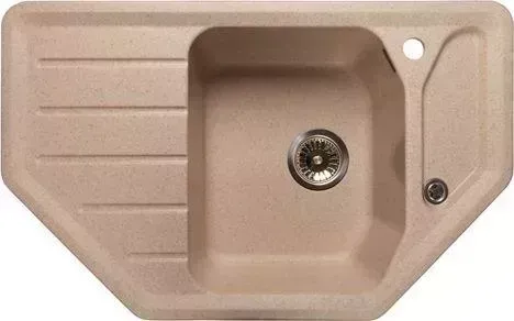 Мойка кухонная GranFest Corner GF-C800E бежевый (328)