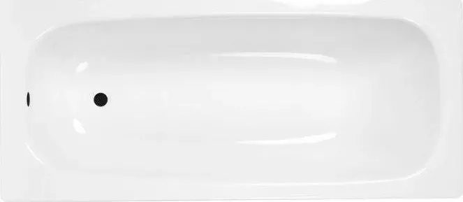 Стальная ванна ВИЗ ANTIKA 170x70x40см с опорной подставкой (OP-01200) белая орхидея (A-70001)