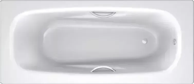 Стальная ванна BLB UNIVERSAL ANATOMICA 170x75см (B75U handles N) c отв. для ручек