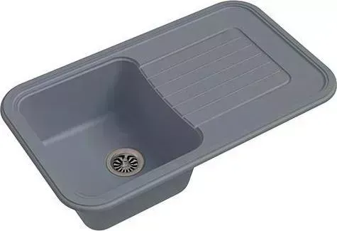 Мойка кухонная Ewigstein Antik 60F серый металлик