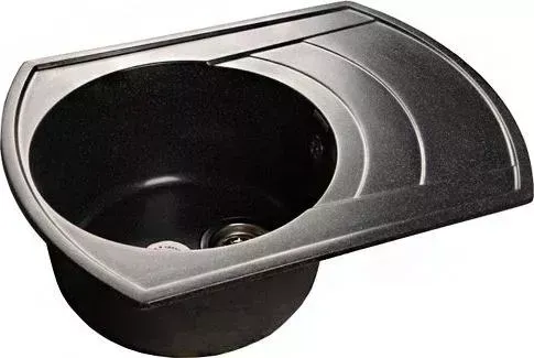 Мойка кухонная GranFest Rondo GF-R650L черный (308)