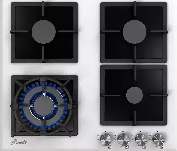 Панель варочная газовая FORNELLI PGA 60 QUADRO WH