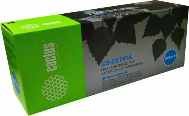Расходный материал для печати CACTUS CS-CE741A голубой