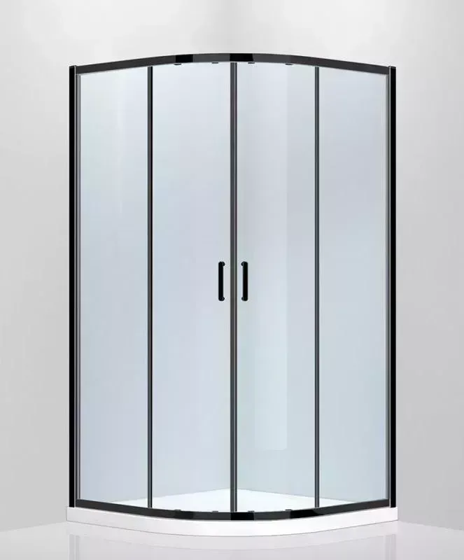 Душевое ограждение Abber Schwarzer Diamant AG01080B