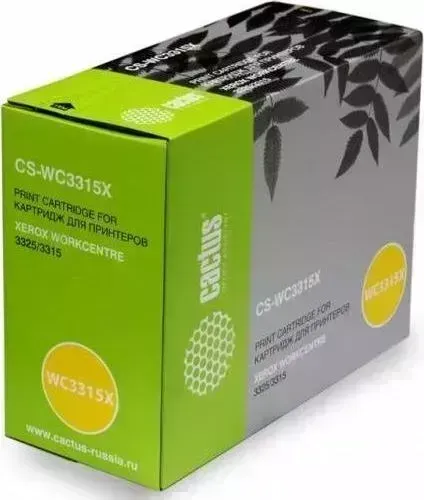 Расходный материал для печати CACTUS CS-WC3315XW черный