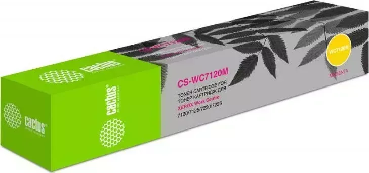 Расходный материал для печати CACTUS CS-WC7120M пурпурный