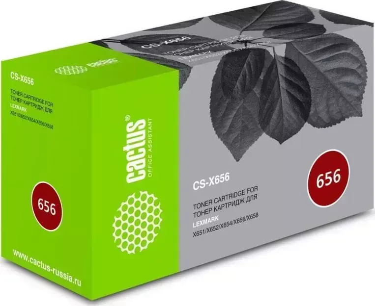 Расходный материал для печати CACTUS CS-X656 черный