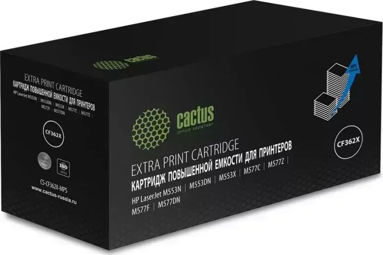 Расходный материал для печати CACTUS CS-CF362X-MPS желтый