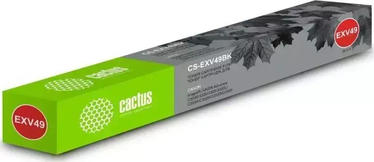 Расходный материал для печати CACTUS CS-EXV49BK черный