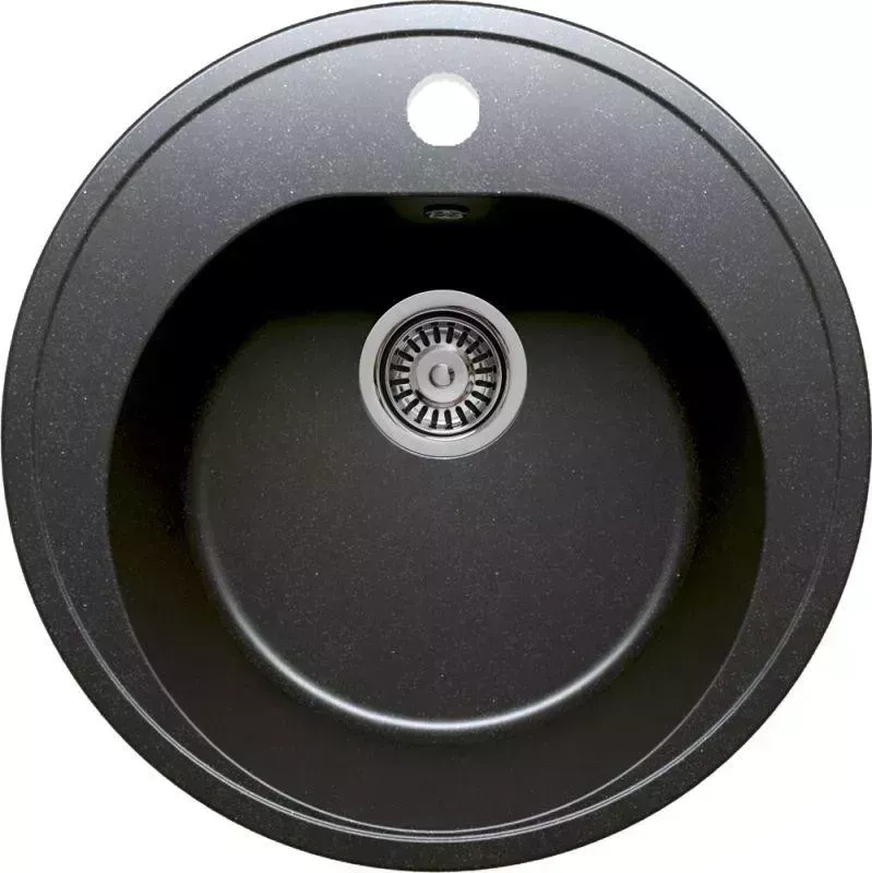 Мойка кухонная KRONA RUNDE 1B D510 BLACK