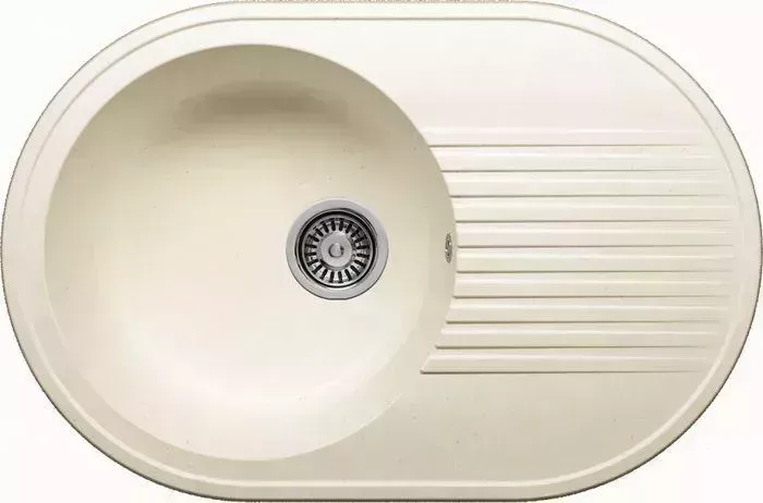Мойка кухонная KRONA TROMMEL 1B LR W 760*500 PEARL