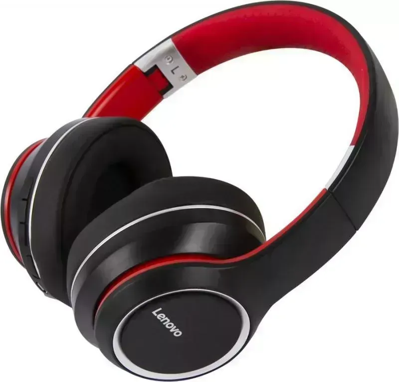 Наушники LENOVO HD200 черный/красный