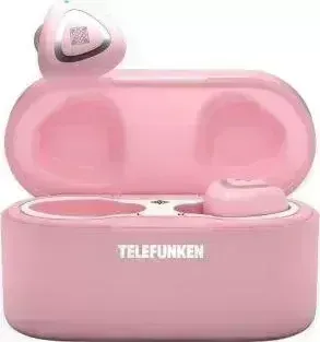 Наушники TELEFUNKEN TF-1100B розовый с серебром