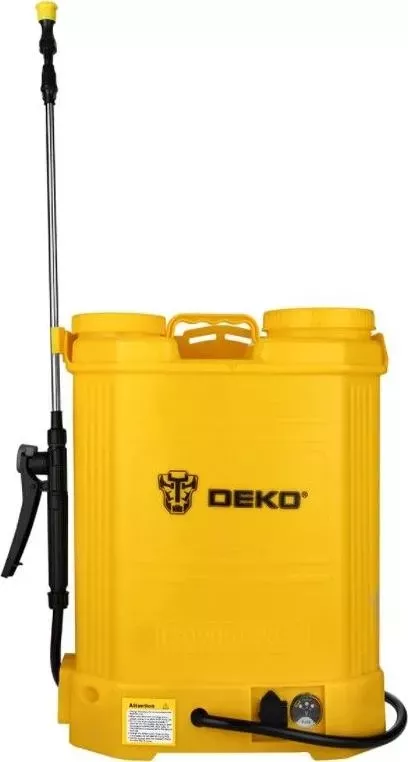 Опрыскиватель  Deko DKSP10 16л желтый (065-0942)