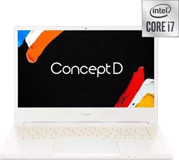 Ноутбук ACER ConceptD 3 CN314-72G-77XW Win 10 Pro белый (NX.C5UER.003)