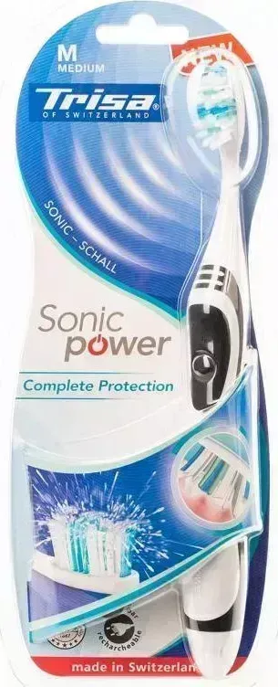 Электрическая зубная щётка  Trisa Sonicpower akku (661910-Grey)
