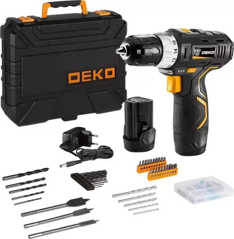 Дрель аккумуляторная  Deko GCD12DU3 Set5 (063-4148)