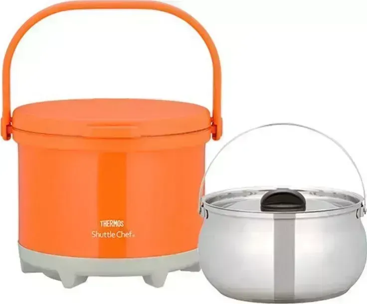 Кастрюля THERMOS RPE-3000 CA оранжевый/серебристый (451323)