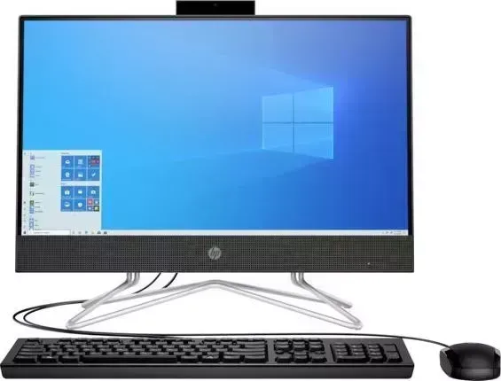 Моноблок HP 22-df0011ur Win 10 черный (14P50EA)