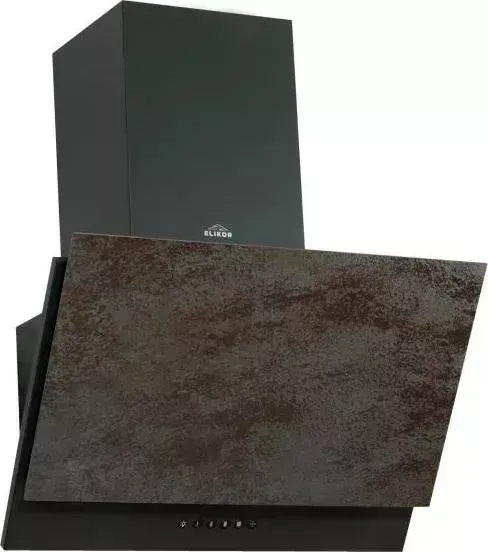 Вытяжка ELIKOR Рубин Ceramics S4 90П-700-Э4Д антрацит / бронзовый травертин керамогранит