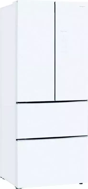 Холодильник TESLER RFD-361I WHITE GLASS