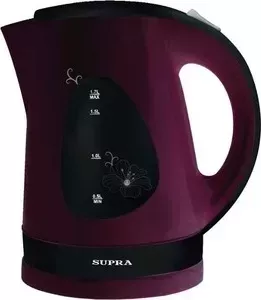 Чайник электрический SUPRA KES-1708 черный/вишневый